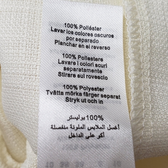 PrettyLittleThing Cream Pants and Asymmetrical Top Sz 6 - Picture 7 of 8